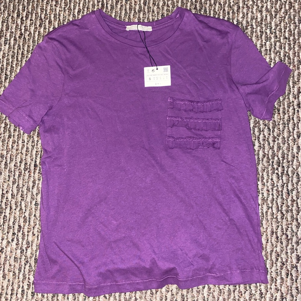 Purple Crop top